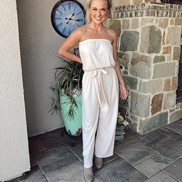 Zoa New York Strapless Jumpsuit - Picture 1 of 4